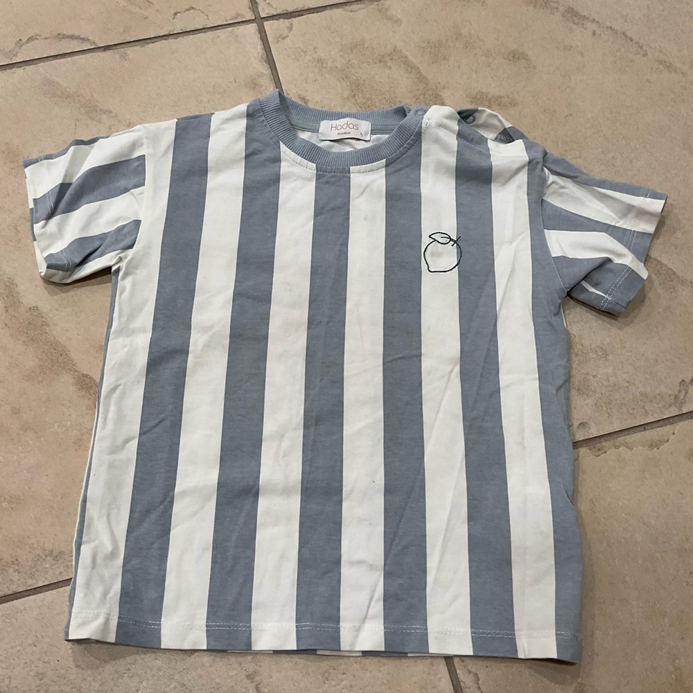 Hadas Striped Blue and White Kids Shirt